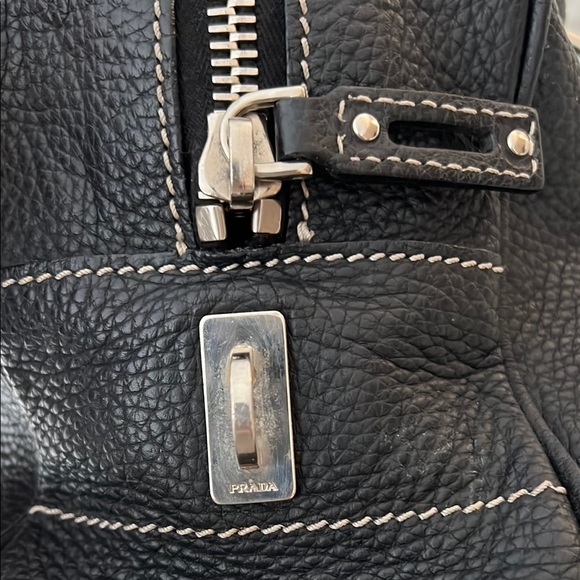 Prada Vitello Daino Pebbled Leather Bag - Picture 9 of 16